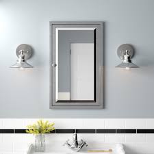 While the mirror itself is important, also think about the frame. Trent Austin Design Gould Recessed Framed Medicine Cabinet With 3 Adjustable Shelves Reviews Wayfair