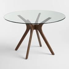 50 best coffee tables 2019 new york magazine. World Market Round Glass Top Briana Table Sku 549812 449 99 Solid Rubberwood B Glass Round Dining Table Dining Table Glass Kitchen Tables