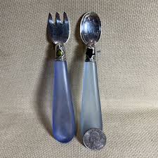 Debra Adelson Handcrafted Sterling Tip Child's Fork & Spoon