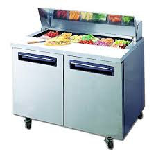 Stainless Steel 48 Salad Sandwich Prep Table Refrigerator Cooler St48 Want To Know More Click On The Image Refrigerator Cooler Sandwiches Coolers For Sale