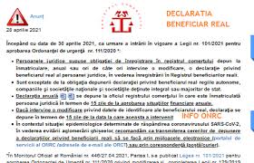 Legea nr 211 din 2011 privind regimul deseurilor actualizata 2020. DeclaraÈia Privind Beneficiarul Real Al Persoanei Juridice Comunicat Onrc Cu Privire La Noile Termene Si ObligaÈii DupÄ Legea 101 2021 Cabinetexpert Ro Blog Contabilitate