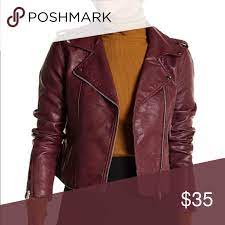 Romeo Juliet Faux Leather Jacket Leather Jacket Brands Faux Leather Jackets Faux Leather Moto Jacket