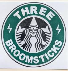 Harry Potter Starbucks Inspired Three Broomsticks Logo Vinyl Decal For Ftw Custom Vinyl Harry Potter Obsession Harry Potter Harry Potter Love