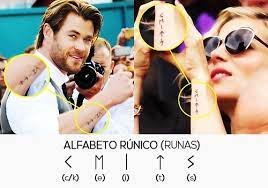 Tattoo von elsa pataky ja, es geht um thor. Chris Hemsworth Elsa Pataky Tattoo Chris Hemsworth Tattoo Chris Hemsworth Family Tattoos
