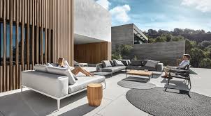 The best is, this collection is in stock and ready to ship. Grid Collection Modern Luxury Outdoor Furniture Gloster