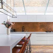 They are then manufactured into, copper switch plates, wall plate covers, tiles, copper bar tops, copper counter tops, copper backsplash, copper mirrors, lamps, lamp shades and more for your home, business and office. 15 Copper Kitchen Backsplash Ideas That Make A Splash In 2021