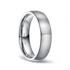 Dome Brushed Titanium Rings For Men 6mm 8mm Titanium Rings For Men Titanium Rings Rings For Men