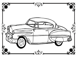 Free Printable Classic Car Coloring Kids Realistic Classic Cars Color Free Printables