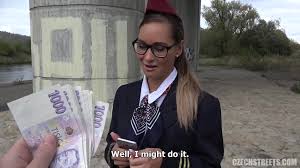 Delicious czech brunette stripteased and showed her big boobies. Smoking Hot Czech Stewardess Getting Fucked By A Stranger