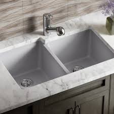 double bowl undermount kitchen sink