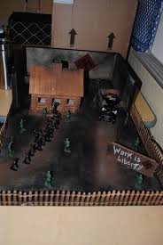 Day At The Camp By My 10th Graders Diorama Kids Diorama Night By Elie Wiesel