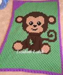 Instant Download Monkey Crochet Graph Crochet Pattern Etsy In 2020 Graph Crochet Crochet Monkey Pattern Baby Blanket Crochet Pattern