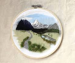 Große auswahl an gezählter kreuzstich produkten. Pdf Stickvorlage Mount Cook Neuseeland Ohne Anleitung