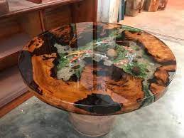 75 fabulous resin wood table for your home furniture ideas meubles en resine table de resine tronc d arbre