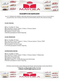 Ini karena bisa tembus menjadi karyawan pt kai. Mari Berbagi Pt Torabika Eka Semesta Mayora Group
