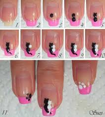 También pueden utilizarse pétalos en relieve o perlitas haciendo la forma de una flor. Pin De Noelia Cabrera Lopez En Un D M Da Nails Tutorial De Unas Decoradas Unas Decoradas Con Gatos Unas Paso A Paso