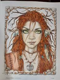 Album: BEAUTIFUL COWGIRL FROM: GrayscaleAdventures By: Karen Landsmann Done  with kalour and pastel for the background Colorist: Sylvie St-Onge