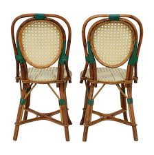 Cane dining chairs often feature a woven back and seat, which conform slightly to your body and help distribute your weight evenly, taking pressure off your spine and hip joints. 68 Off Genuine Vintage Cane French Bistro Chairs Chairs