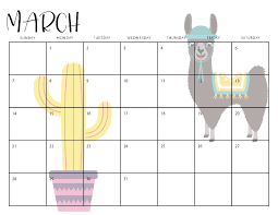 2021 calendar monthly printable download from january to december. 2021 Llama Calendar Free Printable Crafting In The Rain