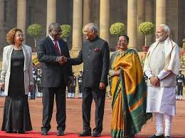 Cyril ramaphosa also remembered the contribution of mahatma gandhi's granddaughter ela gandhi who played a leading. In Pictures South African President Cyril Ramaphosa S Visit To India Business Standard News