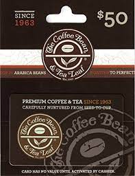 Being a cardholder and start earning loyalty. Amazon Com The Coffee Bean Tea Leaf 25 Holiday Gift Card Gift Cards