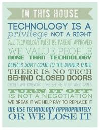 Technology Is A Privilege House Rules Screen Time For Kids Kids Parenting Parenting