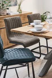 Next Set Of 2 Bernie Faux Leather Dining Chairs Faux Leather Dining Chairs Leather Dining Room Chairs Dining Chairs