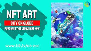 Nft Artwork City On Globe In 2021 Hand Art Drawing Unique Art Digital Art