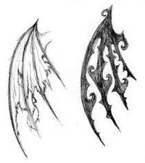 The Left One Is More Ideal In My Mind Would You Want That Coming Out Of Your Back Breaking Every Bone In Your Back And Chest Sketches Wings Art Wings Sketch