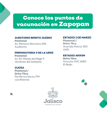España inició el pasado 27 de diciembre de 2020 la mayor campaña de vacunación de la historia. Gobierno De Jalisco On Twitter Estos Son Los Puntos De Vacunacion Donde Se Estara Aplicando La Dosis Contra El Covid 19 A Personas Mayores De 60 Anos En Zapopan El Proceso Inicia