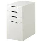 ALEX Drawer unit/drop file storage, white14 1/8x27 1/2 