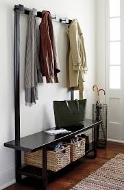 Entryway Benches With Storage Crate And Barrel Entryway Coat Rack Entry Way Design Entryway Storage