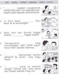 Latihan imbuhan bm tahun 6. 48 Bm Tahun 2 Ideas Tatabahasa Bahasa Melayu Latihan