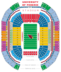 University Of Phoenix Stadium Map Compressportnederland
