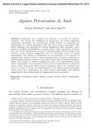 Personal contractual vs functionar public. Pdf Against Privatisation As Such