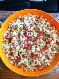 Cucumber Salsa 2 Cans Rotel 6 Cucumbers 1onion 2 Pkgs Ranch Dressing 1 2 Cup White Wine Vinega Recipes Appetizers And Snacks Rotel Recipes Delicious Salads