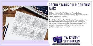 Set off fireworks to wish amer. 30 Quirky Fairies Full Plr Coloring Pages Plr Printable Coloring Pages