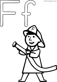 Check spelling or type a new query. F Is For Firefighter Coloring Page Coloringall