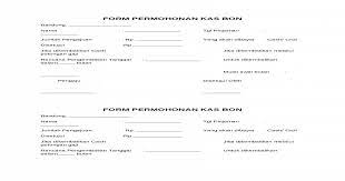 Di beeaccounting juga bisa digunakan untuk pencatatan kasbon/piutang karyawan. Form Permohonan Kas Bon Download Docx