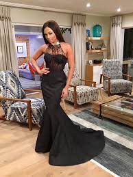 Bonang matheba hosted a small and intimate dinner for her 34th birthday, and it looked like the dress code was silk. Bonang Matheba Last Night Shooting For Top Billing Dress By Gjc Comingsoon Facebook