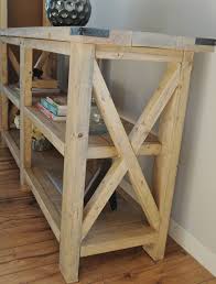Diy Bookshelf Look At Structure For Possible Grow Bed Frame And Support Diy Furniture Bookshelf Bookshelves Diy Diy Console Table Diy Console