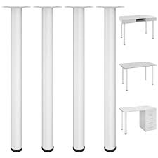 They also make great replacement legs for dining tables and desks. Buy Kullavik 28 Inch Adjustable Desk Legs Durable Table Legs Heavy Duty Metal Furniture Legs For Office Desk Coffee Table Kitchen Table Set Of 4 White Online In Thailand B07vx57chc