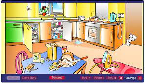 Always stay in the kitchen when frying on the stovetop. Home Safety Interactive Story Try To Find All The Home Safety Home Safety Occupational Health And Safety Safety Awareness