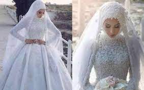 شاهدي أجدد فساتين الزفاف للمحجبات موضة صيف 2020 dresses arab women fashion