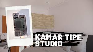 Desain kamar tidur anak laki laki sederhana namun modern. Desain Kamar Apartemen Tipe Studio Youtube