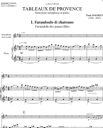 Challenging classical alto sax solos? Paule Maurice Tableaux De Provence App Library Nkoda