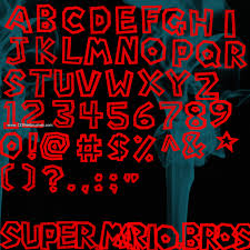 Super mario bros font free download. Super Mario Bros Font Music Text Brushes 123freebrushes