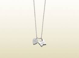 Gucci Necklace With Butterfly And Heart Charms 223983j84008106 Jewelry Design Earrings Necklace Gucci