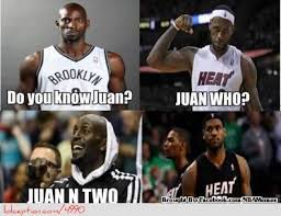 Miami 1 2 Nba Funny Lebron James Kevin Garnett