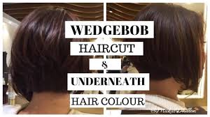 The wedge hair style is a classic short haircut which gained popularity in the 1970's, when olympic figure skater dorothy hamill won a gold medal and inspired thousands of american women to head to. Wedge Bob Haircut Underneath Hair Colour Trendy Haircut Ideas Youtube